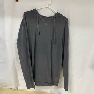 Buck Mason Charcoal Lightweight Hoodie Men’s Medium Made in USA